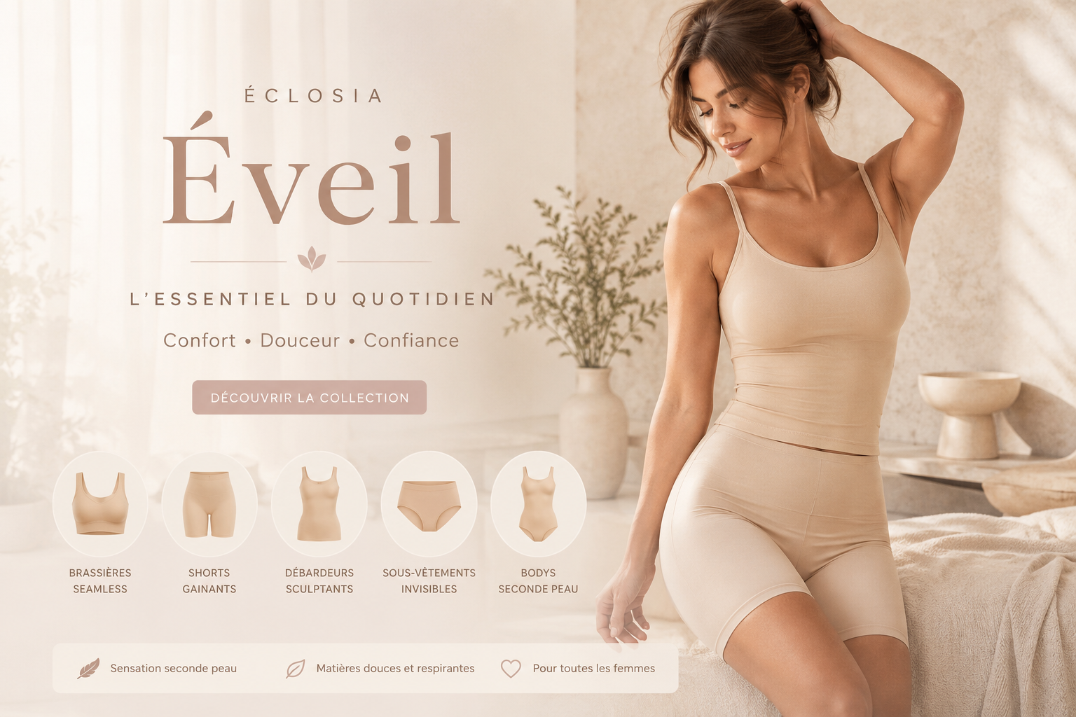 Collection Éveil Eclosia — L'essentiel du quotidien