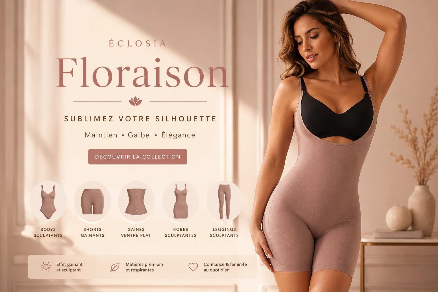 Collection Floraison Eclosia — Sublimez votre silhouette