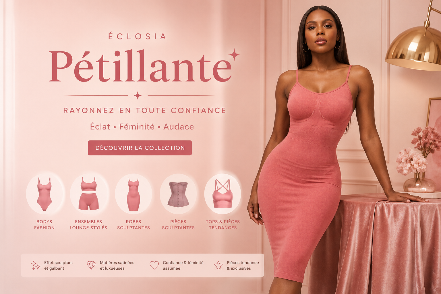 Collection Pétillante Eclosia — Rayonnez en toute confiance